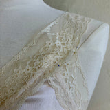 Ivory Crossroads Maxi Dress (WITH SMALL PURPLE DOTS/20% 0FF)