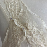 Ivory Crossroads Maxi Dress (WITH SMALL PURPLE DOTS/20% 0FF)