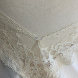 Ivory Crossroads Maxi Dress (WITH SMALL PURPLE DOTS/20% 0FF)