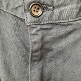 OZMA FIELD PANT Tencel Bull Denim in Ink Black [SIZE SMALL/PRELOVED]