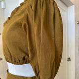 Kara Thoms Lela Top and Edie Skirt In Earth Shade [SIZE SMALL] PRELOVED
