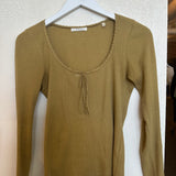 Doen Romy Tee in  Bay leaf  SIZE XS [PRELOVED]