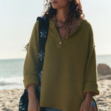 Free People Hailee Sweater Set in Moss Green SIZE XS [PRELOVED]