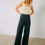 Ozma Mara Wide Leg Jean Black Tencel Bull Denim SIZE 26 [PRELOVED]