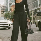JOAH BROWN OVERSIZED STRAIGHT LEG JOGGER SIZE XS/SM [PRELOVED]