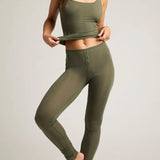 Moss Whipped Henley Shirt & Long Underwear/Brand Negative, SIZE XS [PRELOVED]