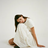 White Wildflower Maxi Skirt