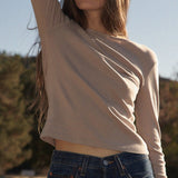 Bebe Organic Cotton Long Sleeve Top