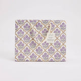 Lavender Hand Block Printed Gift Bag (1 Medium Bag)