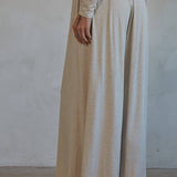 Knit Wide Leg Pants with Pockets