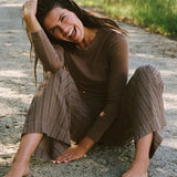 Washed Stripe Trouser