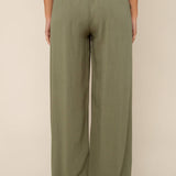 Wide Leg Linen Pant