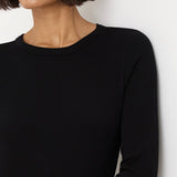 Women's  Perfect Rib Crewneck Long Sleeve Tee