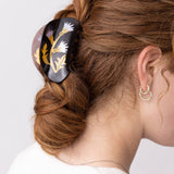 Milk Thistle Claw - Fall Colors Acetate Flower Hair Clip
