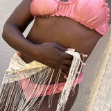 Oleander Bralette in Organic Dyed Silk Charmeuse