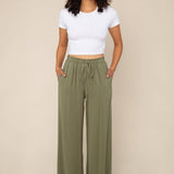 Wide Leg Linen Pant