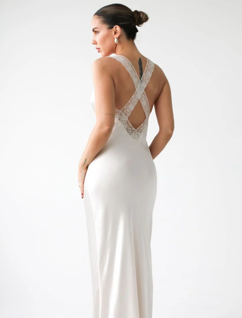 Ivory Crossroads Maxi Dress Ivory Crossroads Maxi Dress