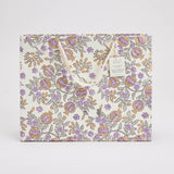 Lavender Hand Block Printed Gift Bags (1 Large Bag)