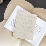 101 Quotes That Will Change The Way You Think - Table Book