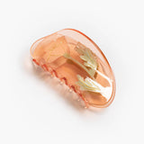 California Poppy Claw - Orange Acetate Flower Hair Clip