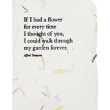 A flower for every time I thought of you card