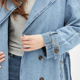 Ryland Trench Coat { Indigo Rinse}