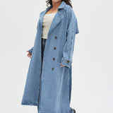 Ryland Trench Coat { Indigo Rinse}