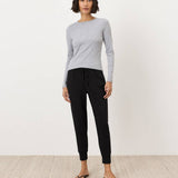 Women's  Perfect Rib Crewneck Long Sleeve Tee