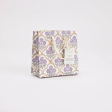 Lavender Hand Block Printed Gift Bag (1 Small Bag)