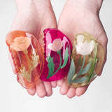 California Poppy Claw - Orange Acetate Flower Hair Clip