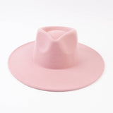 Pink Vegan Felt Rancher Hat