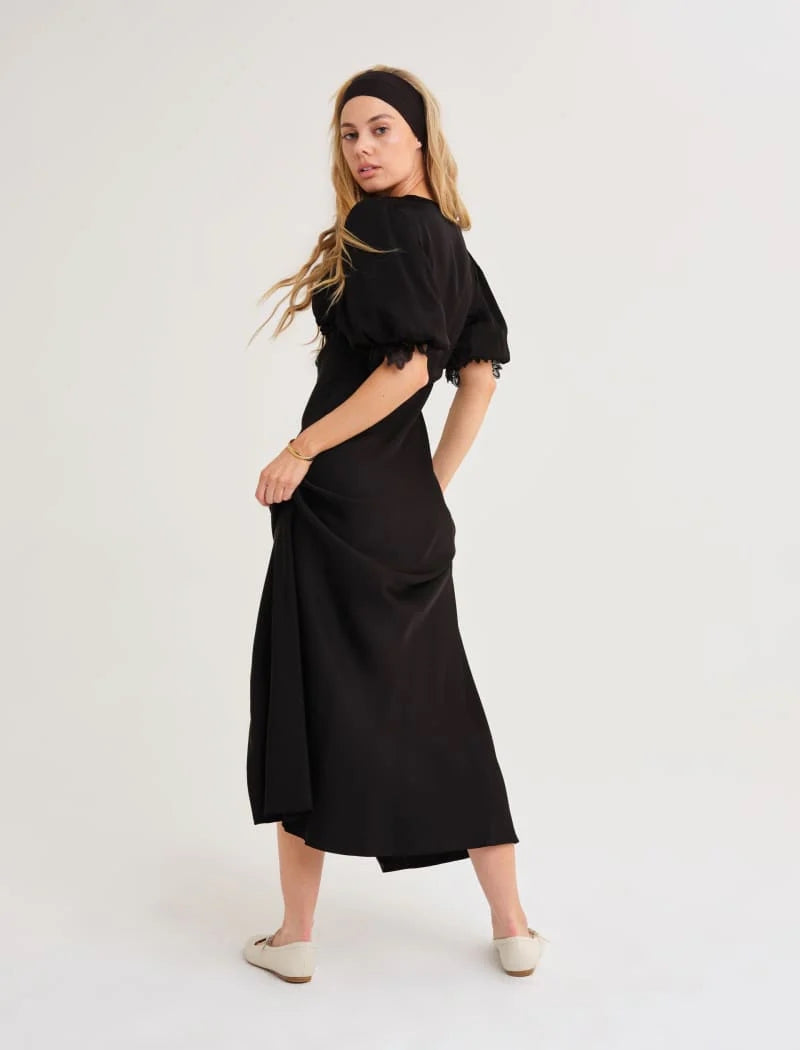 honey duster maxi dress Honey Duster Maxi Dress | Black | Size S
