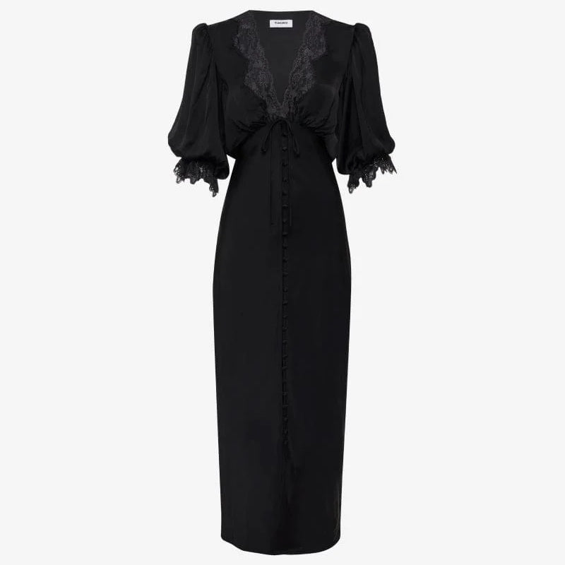 Black Honey Duster Maxi Dress – The Glow Co