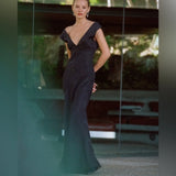VRG Girl Black Valya Maxi Dress SIZE 8 [PRELOVED]