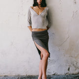 With Jean Lana Top in Stone SIZE SMALL [PRELOVED]