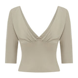 With Jean Lana Top in Stone SIZE SMALL [PRELOVED]