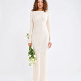 Ivory Sweet Talker Maxi Dress