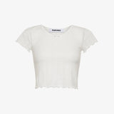 White Topanga Tee