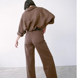 Ozma Mara Wide Leg Brown Jean  Bull Denim SIZE 26 [PRELOVED]